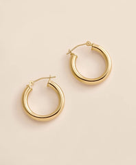 14k Gold Small Hoop Earrings