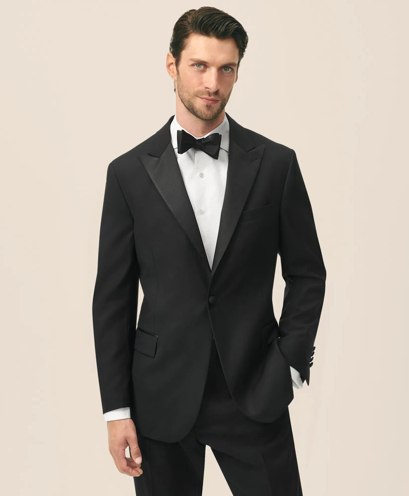 Classic Fit Wool 1818 Peak Lapel Tuxedo