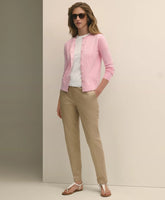 Cotton Sateen Slim Pants