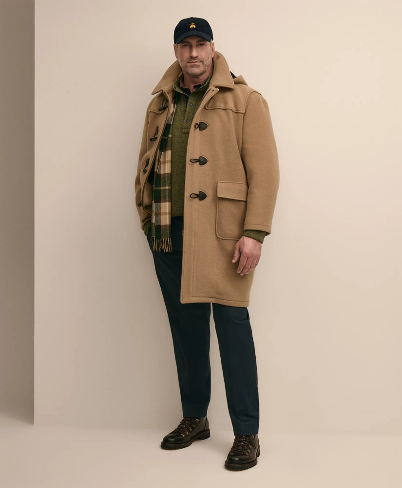 Big & Tall Classic Wool Duffle Coat