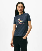 Women's Lunar New Year Cotton Snake Motif T-Shirt