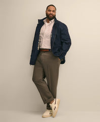 Big & Tall Bomber Jacket in Cotton Blend