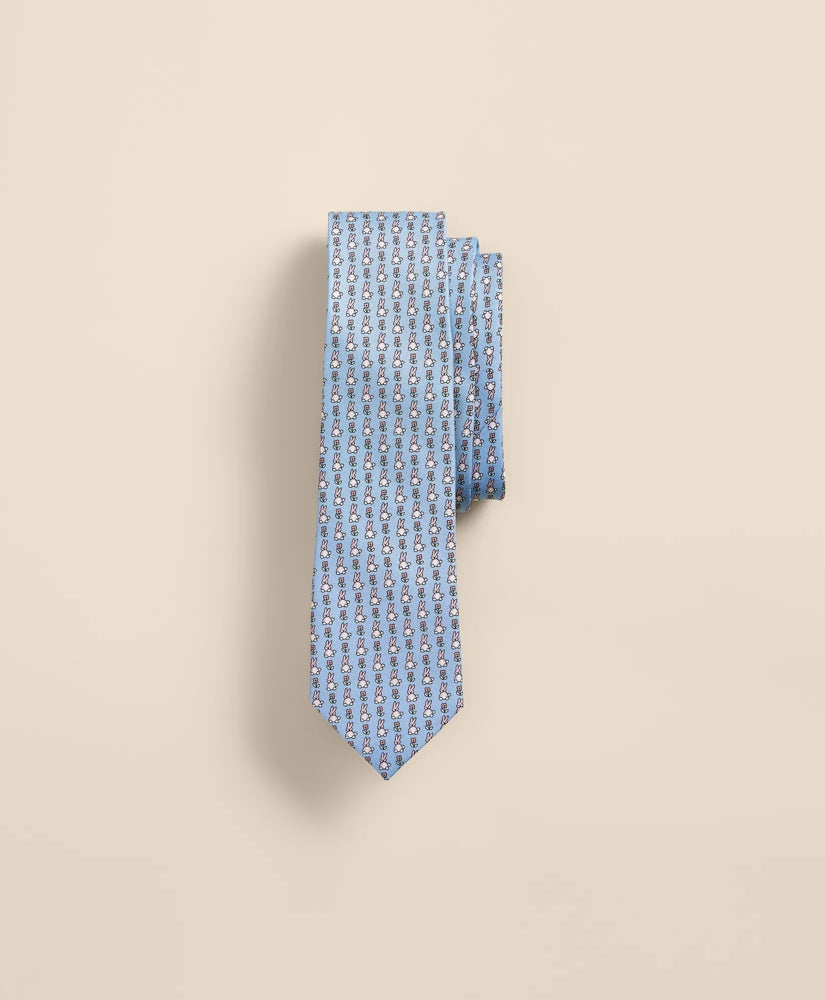 Boys Silk Bunny Tie
