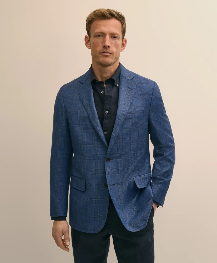 Classic Fit Wool Check Sport Coat