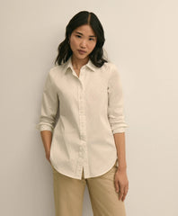Cotton Jacquard Clip-Dot Shirt