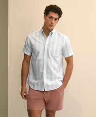 Friday Shirt, Short-Sleeve Oxford Stripe