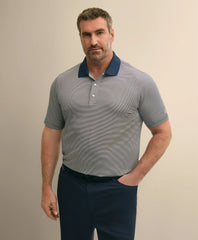Performance Series Big & Tall Microstripe Polo Shirt