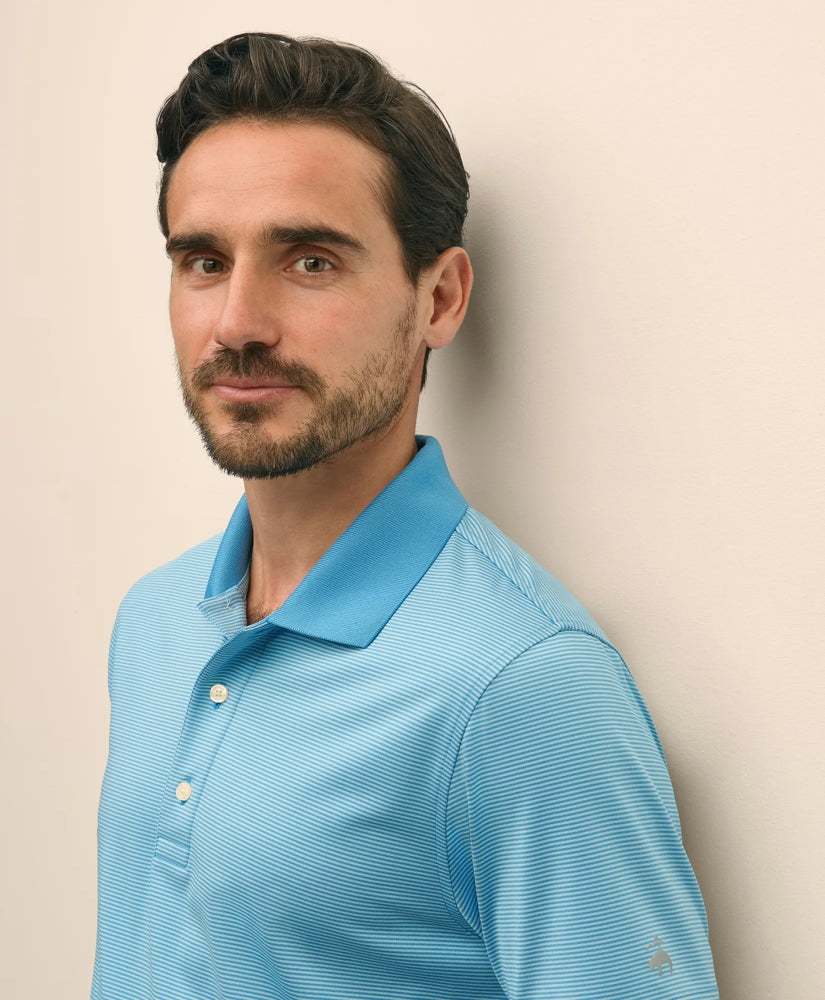 Performance Series Micro Stripe Jersey Polo Shirt
