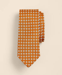 Silk Linen Flower Tie