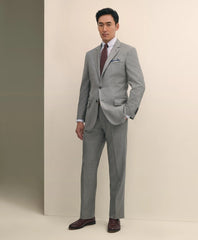 Traditional Fit  Wool Sharkskin 1818 Suit