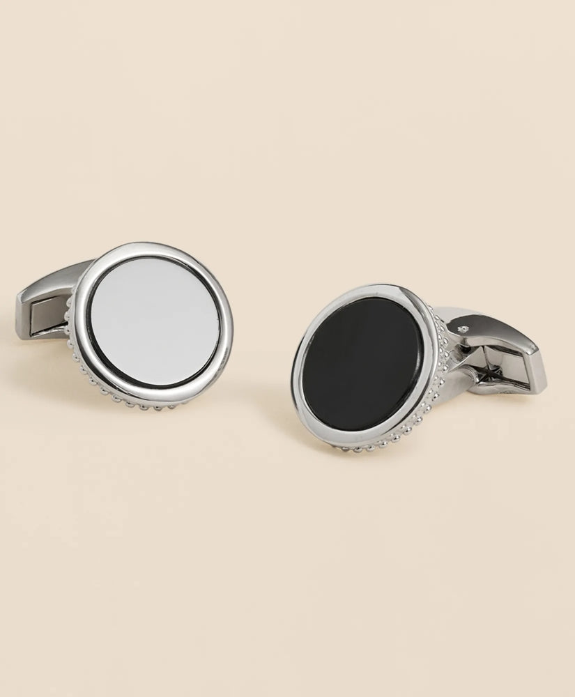 Agate Round Cufflinks